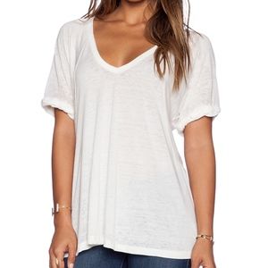 Free People White Free Fallin' Tee